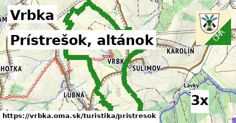 Prístrešok, altánok, Vrbka