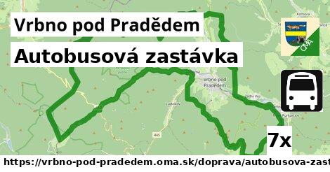 Autobusová zastávka, Vrbno pod Pradědem