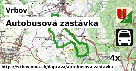 Autobusová zastávka, Vrbov