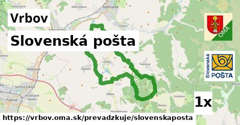 Slovenská pošta, Vrbov