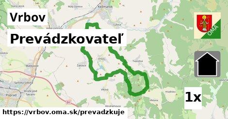 prevádzkovateľ v Vrbov