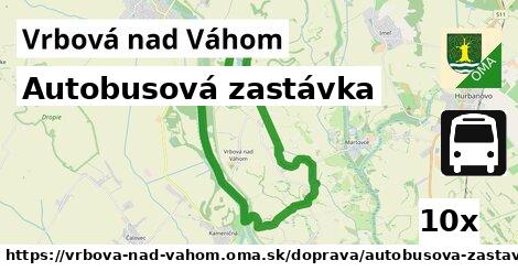 Autobusová zastávka, Vrbová nad Váhom