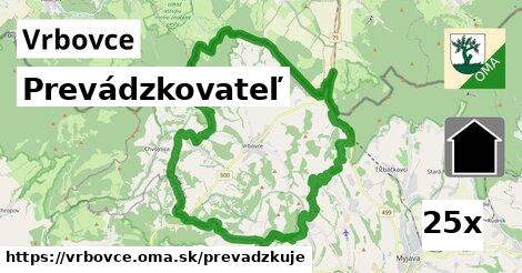 prevádzkovateľ v Vrbovce