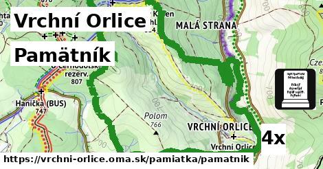 Pamätník, Vrchní Orlice