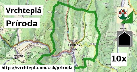 príroda v Vrchteplá
