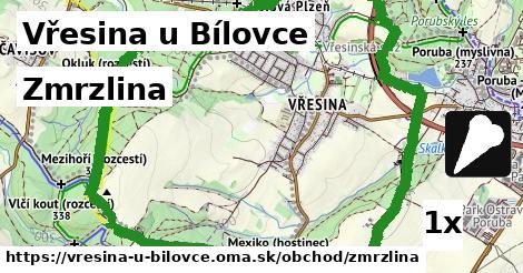 Zmrzlina, Vřesina u Bílovce