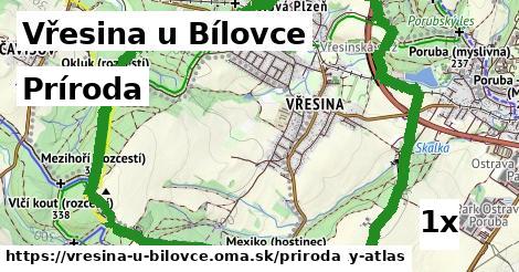 príroda v Vřesina u Bílovce