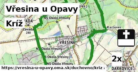 Kríž, Vřesina u Opavy