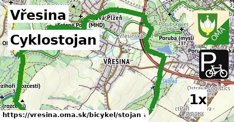 cyklostojan v Vřesina