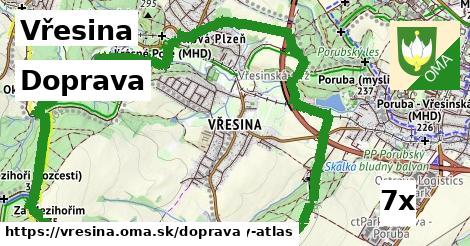 doprava v Vřesina
