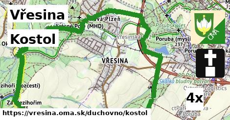 Kostol, Vřesina