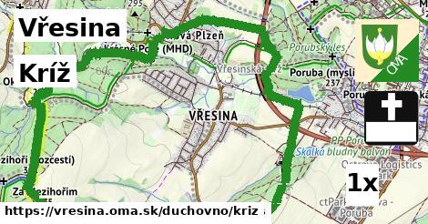 Kríž, Vřesina