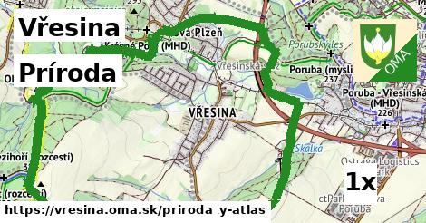 príroda v Vřesina