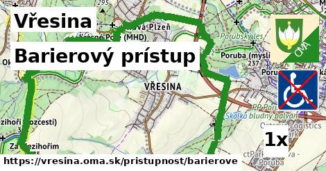 Barierový prístup, Vřesina