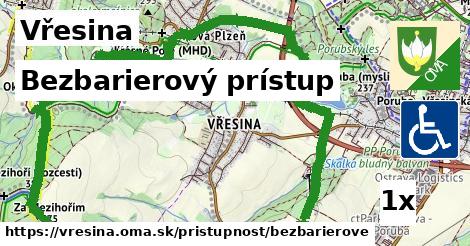 Bezbarierový prístup, Vřesina