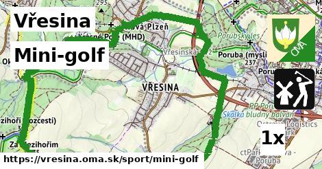 mini-golf v Vřesina