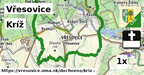 Kríž, Vřesovice