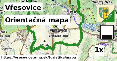 Orientačná mapa, Vřesovice