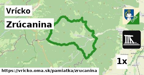 zrúcanina v Vrícko