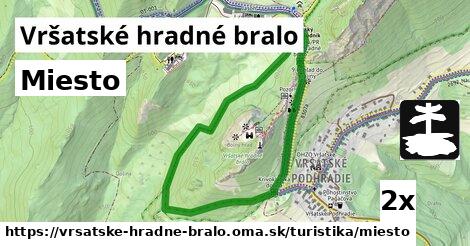 Miesto, Vršatské hradné bralo