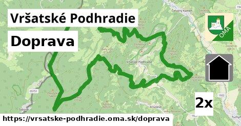 doprava v Vršatské Podhradie