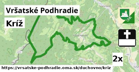 Kríž, Vršatské Podhradie