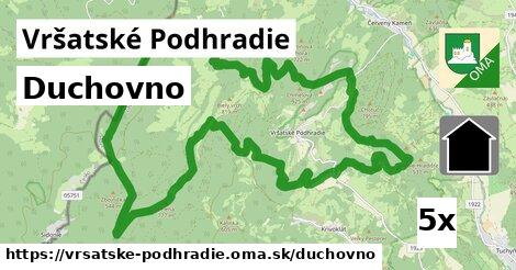 duchovno v Vršatské Podhradie