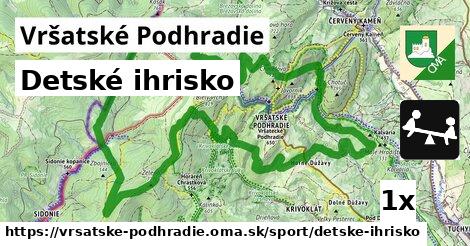 Detské ihrisko, Vršatské Podhradie