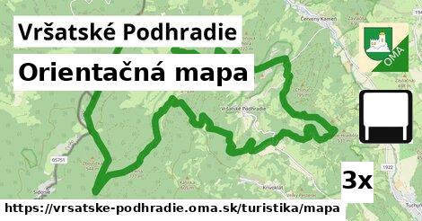 Orientačná mapa, Vršatské Podhradie