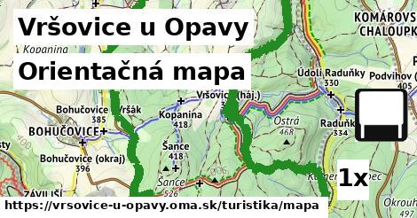 Orientačná mapa, Vršovice u Opavy