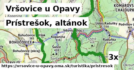 Prístrešok, altánok, Vršovice u Opavy