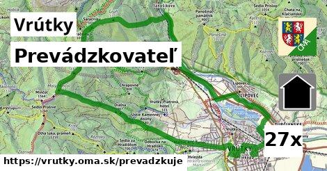 prevádzkovateľ v Vrútky