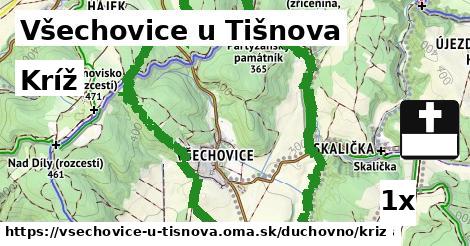 Kríž, Všechovice u Tišnova