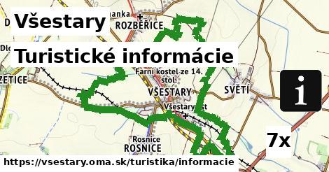 Turistické informácie, Všestary