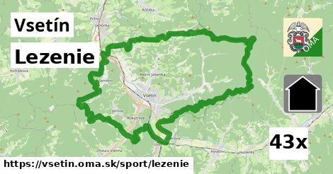 Lezenie, Vsetín