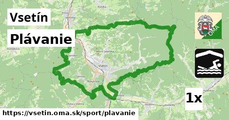 Plávanie, Vsetín