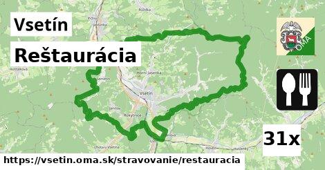 Reštaurácia, Vsetín