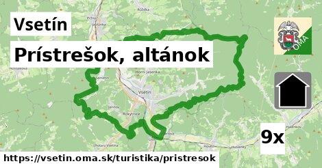 Prístrešok, altánok, Vsetín