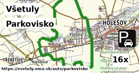 parkovisko v Všetuly