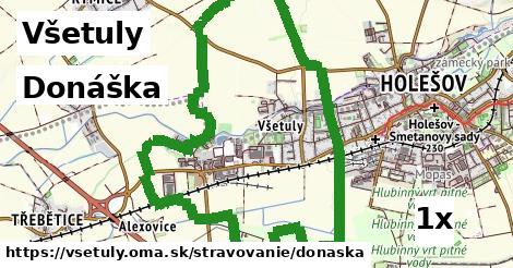 donáška v Všetuly