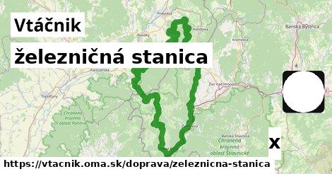 železničná stanica, Vtáčnik