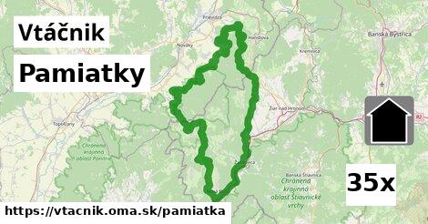 pamiatky v Vtáčnik