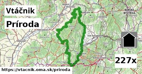 príroda v Vtáčnik