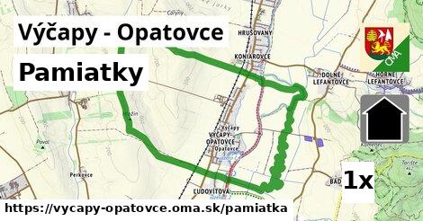 pamiatky v Výčapy - Opatovce