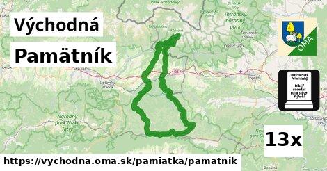 Pamätník, Východná