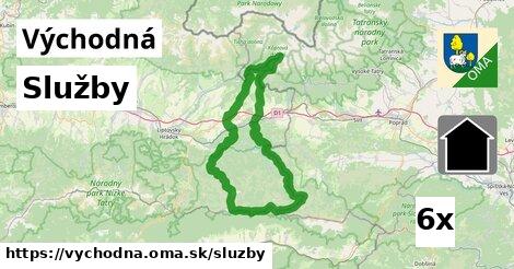 služby v Východná