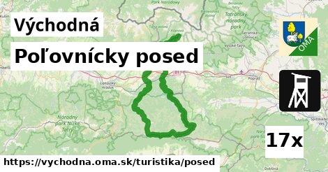 Poľovnícky posed, Východná