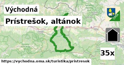 Prístrešok, altánok, Východná