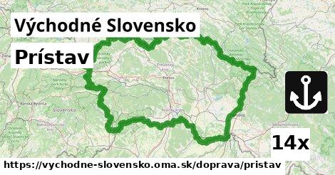 Prístav, Východné Slovensko