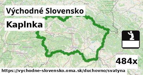 Kaplnka, Východné Slovensko